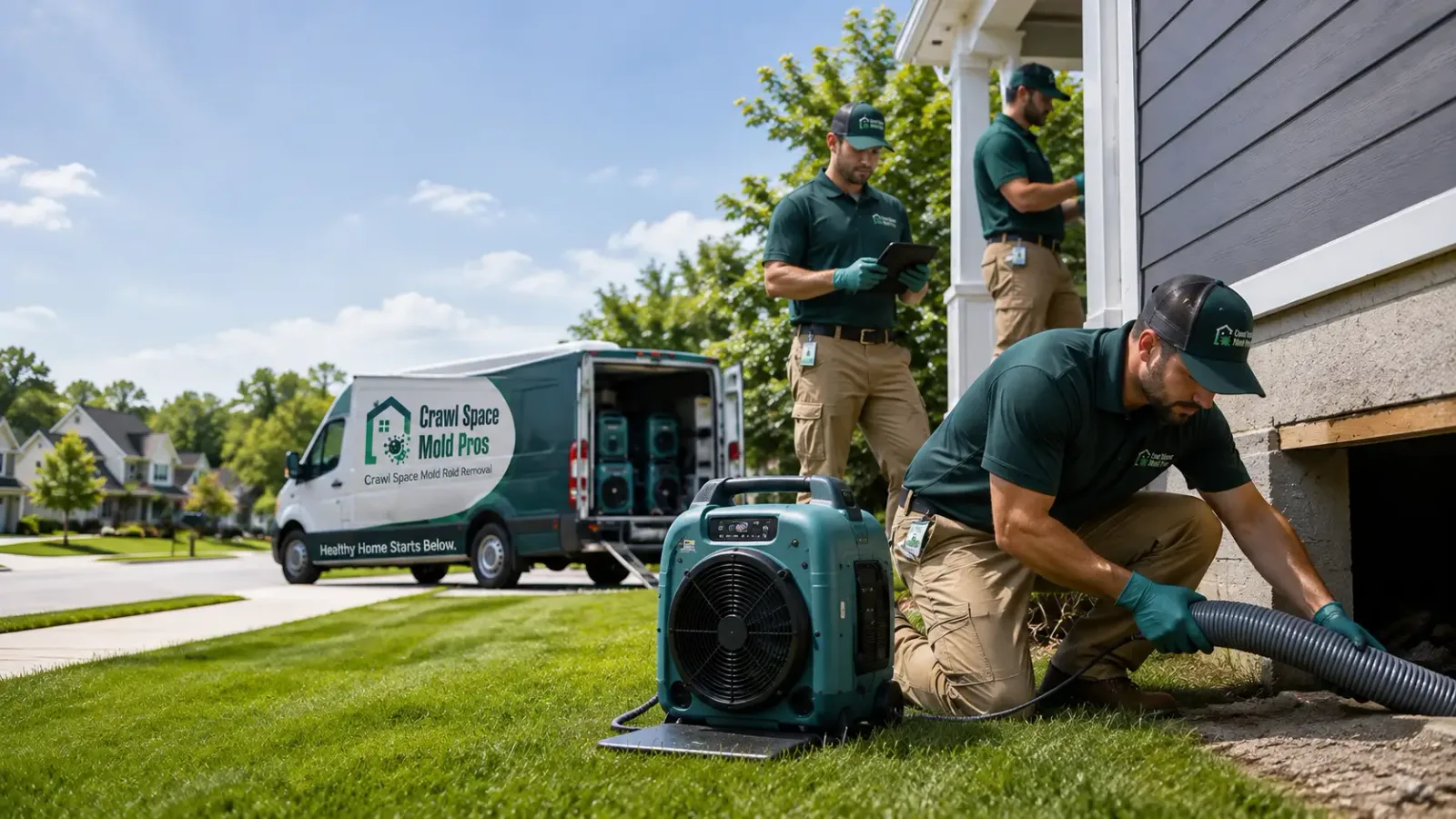 Crawl Space Mold Removal in Marshall, WI